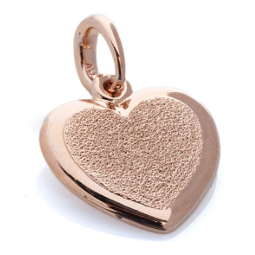 Women's 'Matte Brilliance Heart' Charm