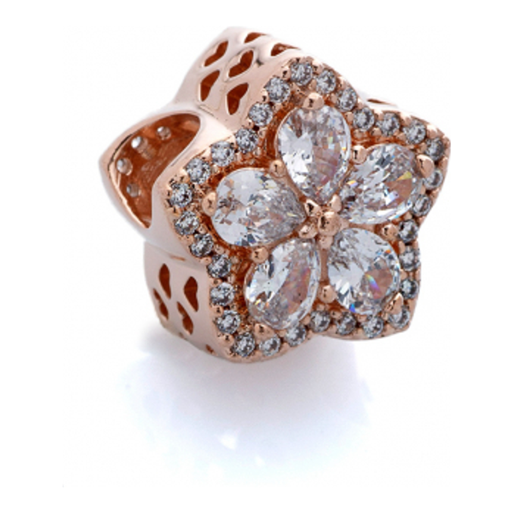 Women's 'Sparkling Snowflake Pavé' Charm