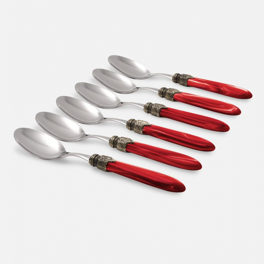 'Laura Oro' Spoon Set - 26 cm - 6 Pieces