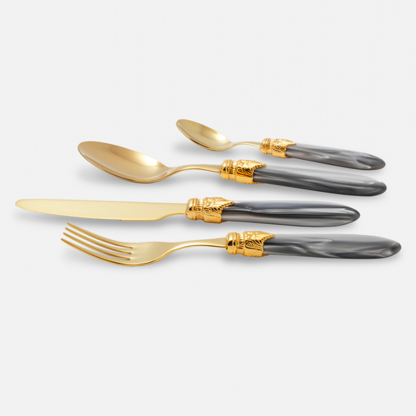 'Laura Oro' Cutlery Set - 24 Pieces