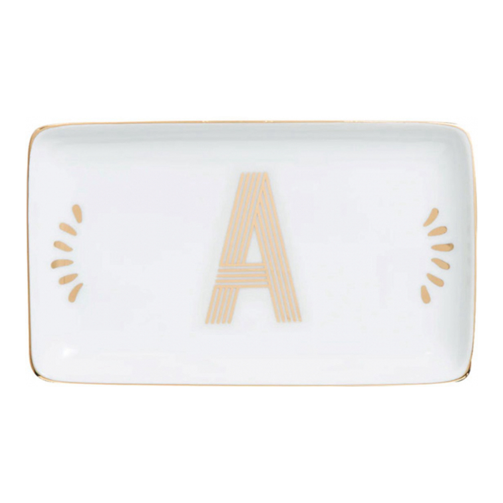 Vide poche 'Rectangular Letter A' - 10 x 16.5 cm