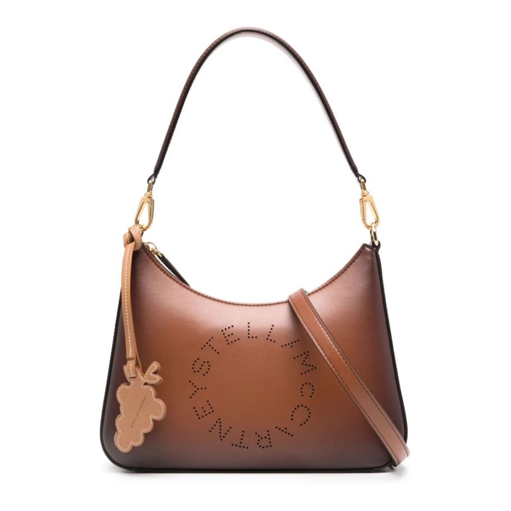 Women's 'Perforated-Logo' Shoulder Bag