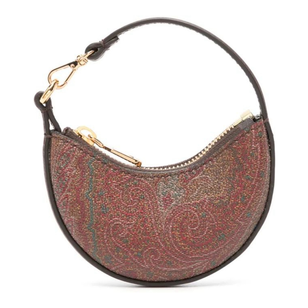 'Paisley-Print Mini' Henkeltasche für Damen