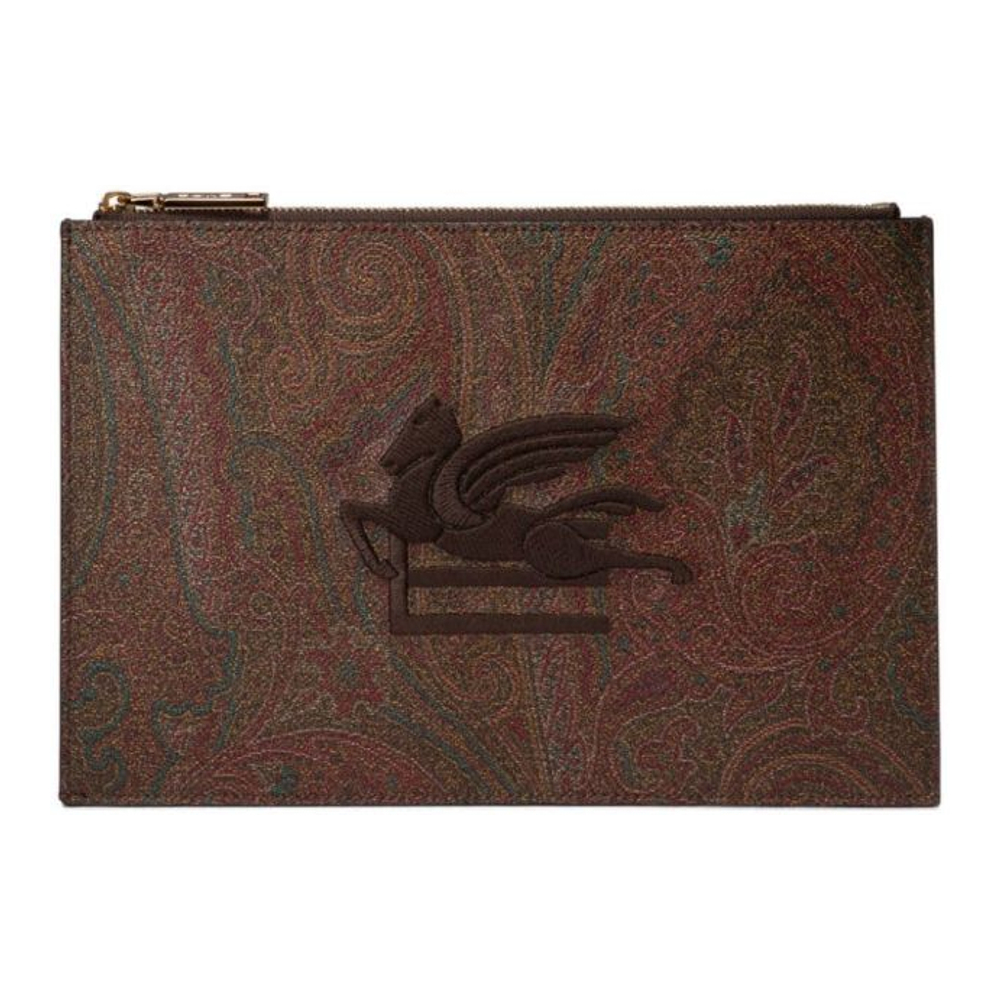 Women's 'Logo Embroidered' Pouch