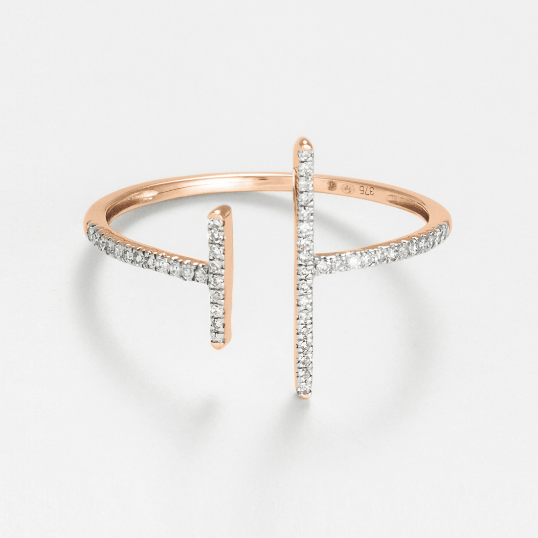 Women's 'Parallèle Asymétrique' Ring