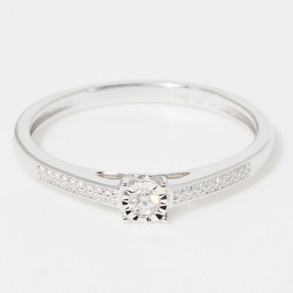 'Solitaire Antique' Ring für Damen