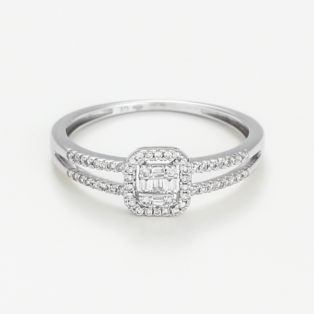 'Brillants Baguettes' Ring für Damen