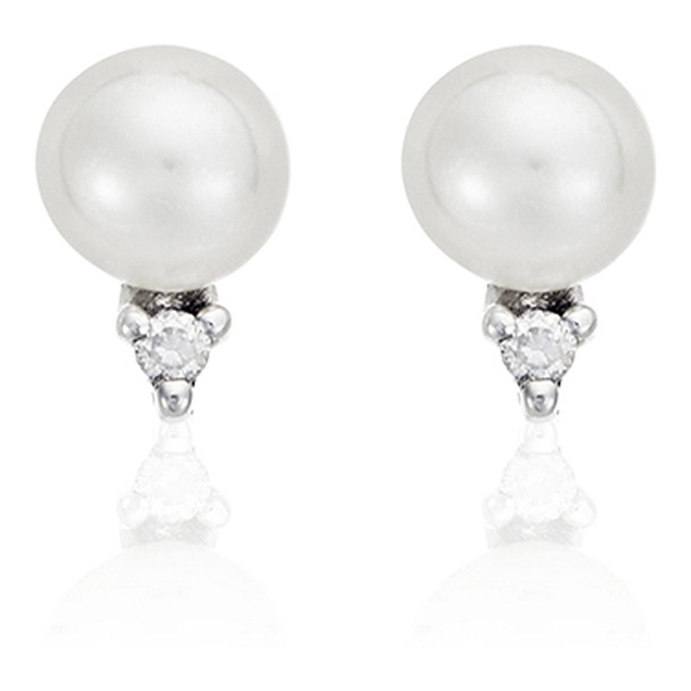 Women's 'Perles Trio Brillant' Earrings