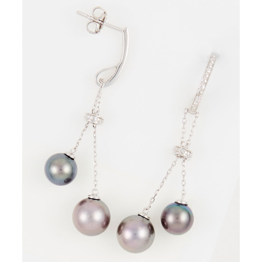 Boucles d'oreilles 'Harmonie De Perles' pour Femmes