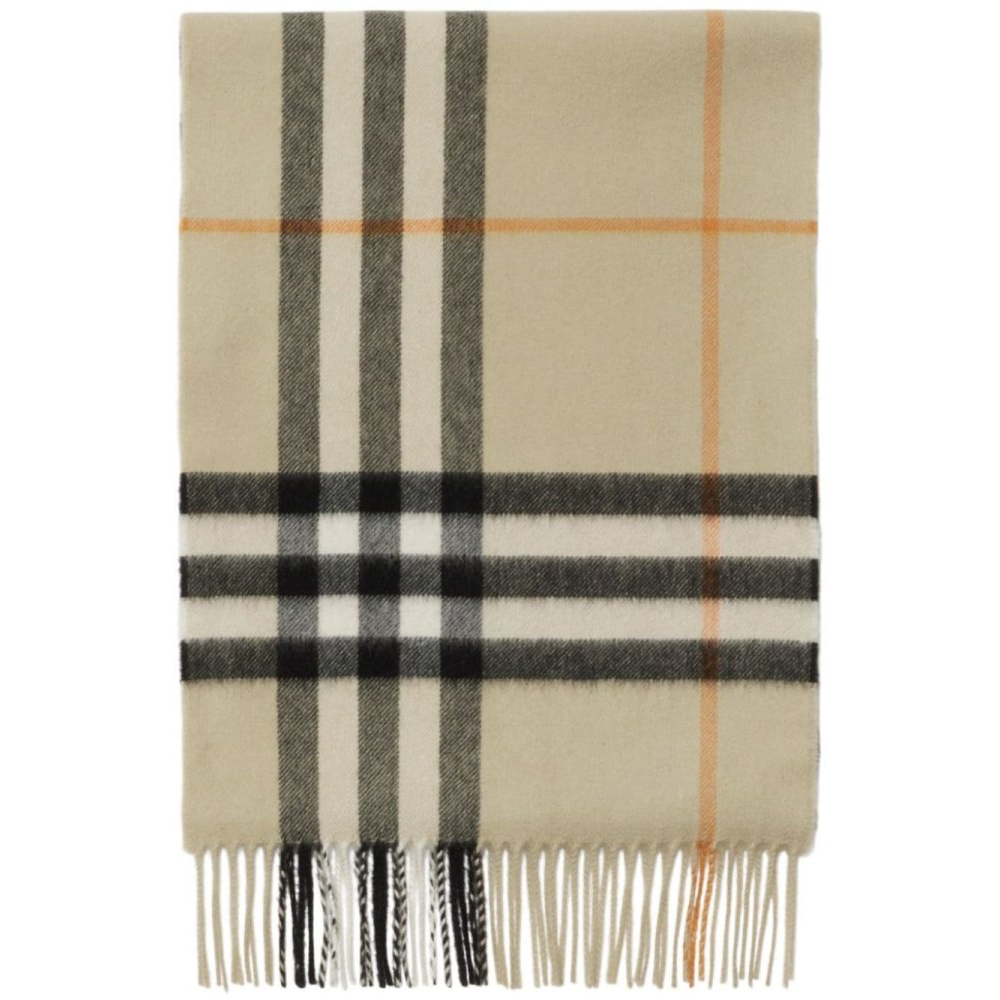 'Check' Wool Scarf