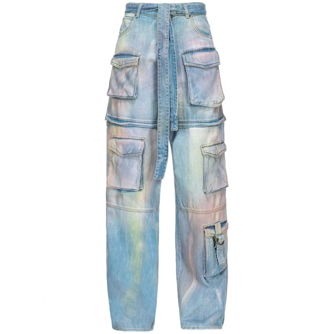 Women's 'Tie-Dye Cargo' Jeans