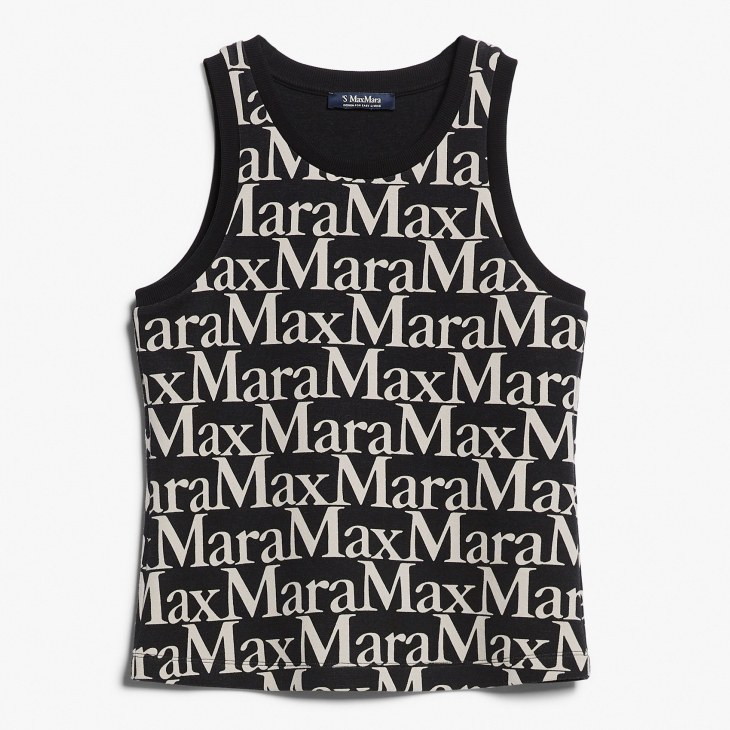 Women's 'Printed Scuba Top' Tank Top