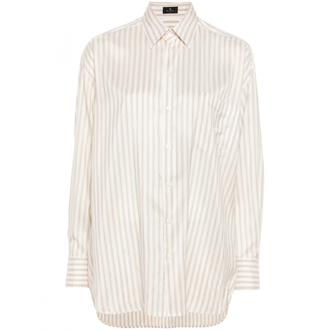 Women's 'Pegaso-Embroidered Striped' Shirt