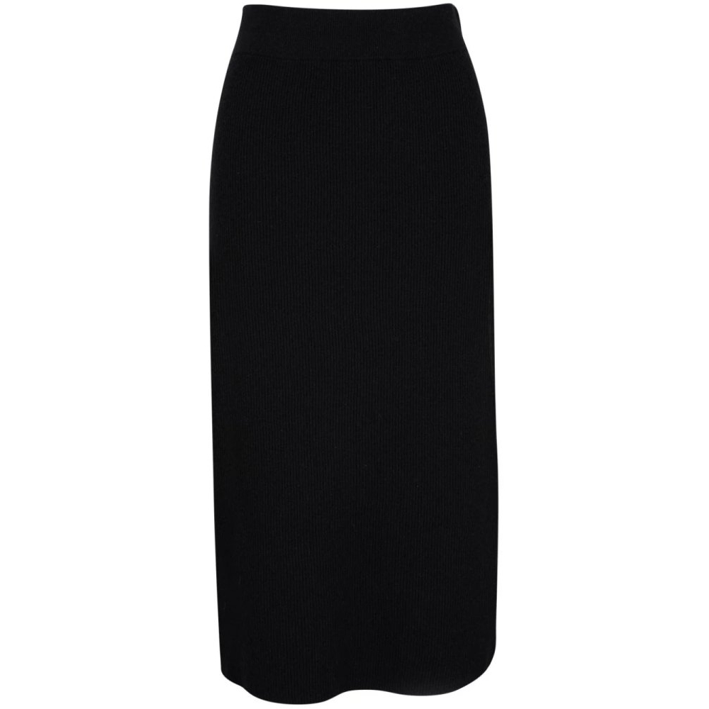 Women's 'Ribbed Straight' Midi Skirt