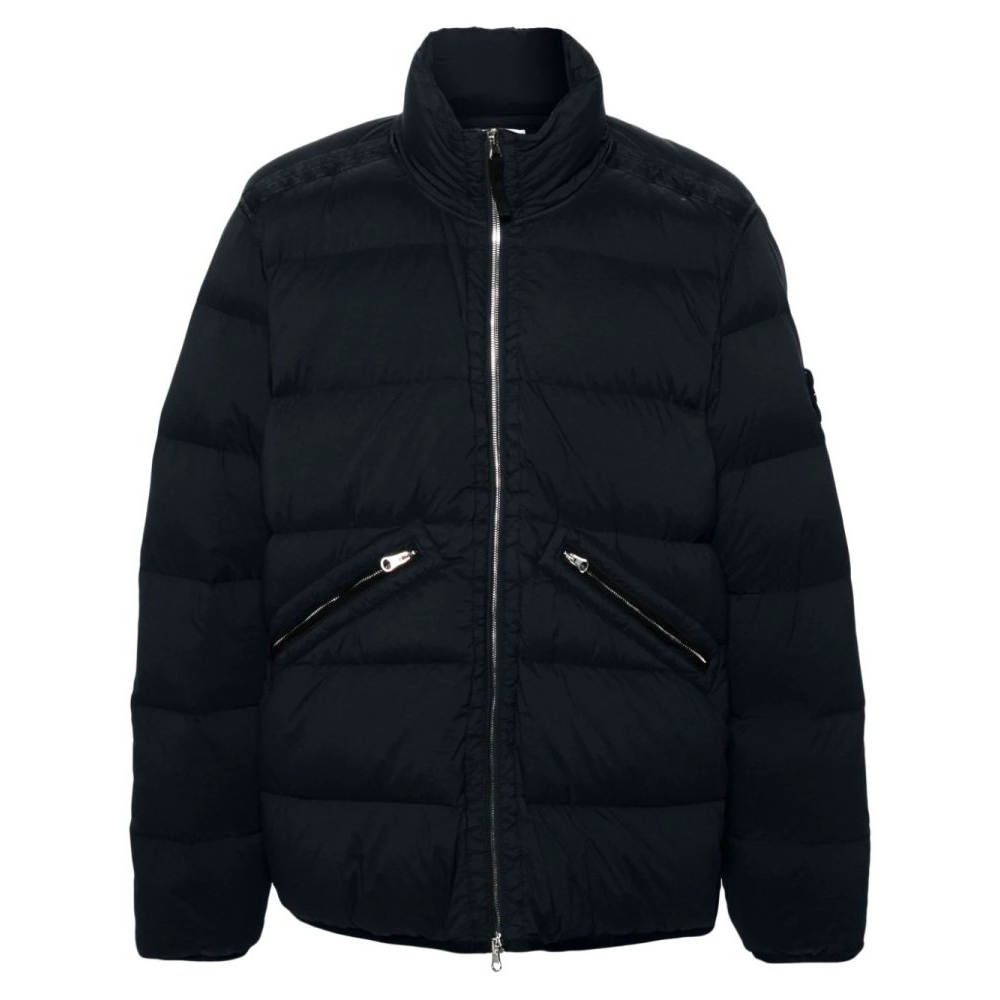 Men's 'Compass-Badge Quilted' Puffer Jacket