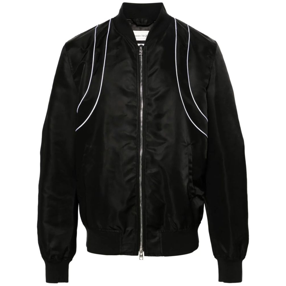 Blouson bomber 'Piped-Trim Zip-Up' pour Hommes