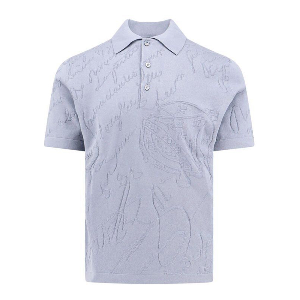 Polo 'All-Over Patterned' pour Hommes