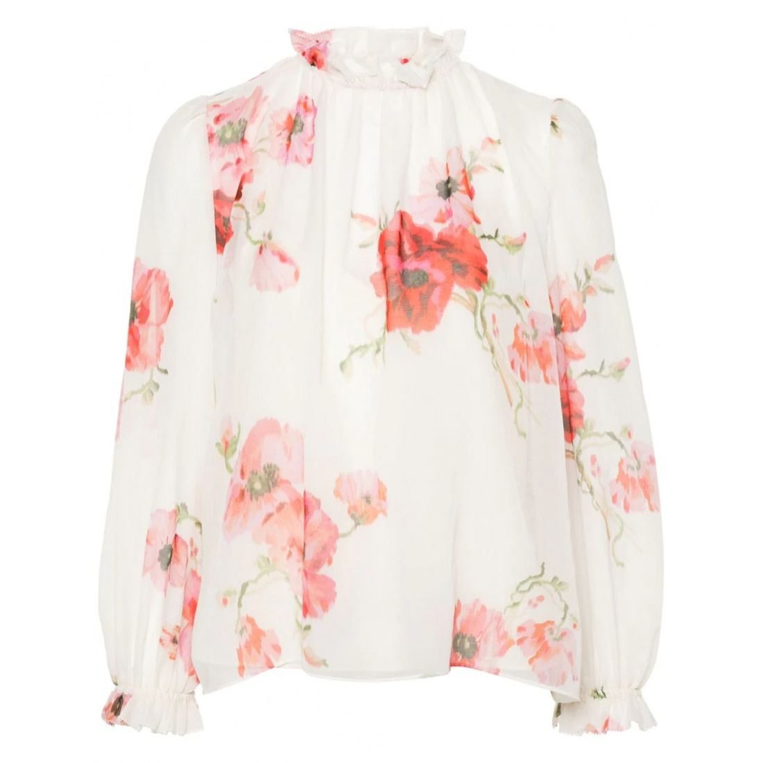 Women's 'Lightburst Billow' Long Sleeve Blouse