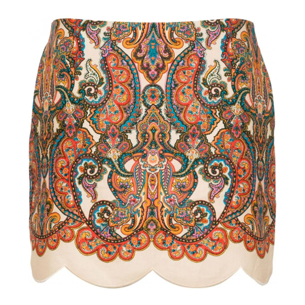 Women's 'Ottie Scallop' Mini Skirt