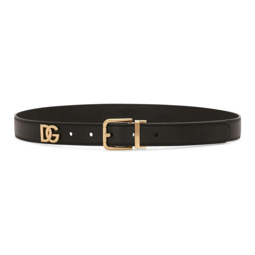 Women's 'Logo-Plaque' Belt