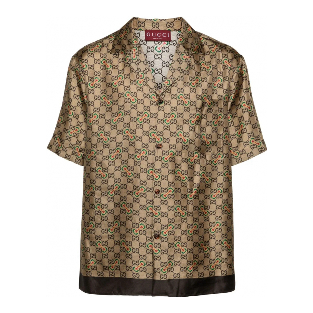 Men's 'GG-Horsebit' Short sleeve shirt