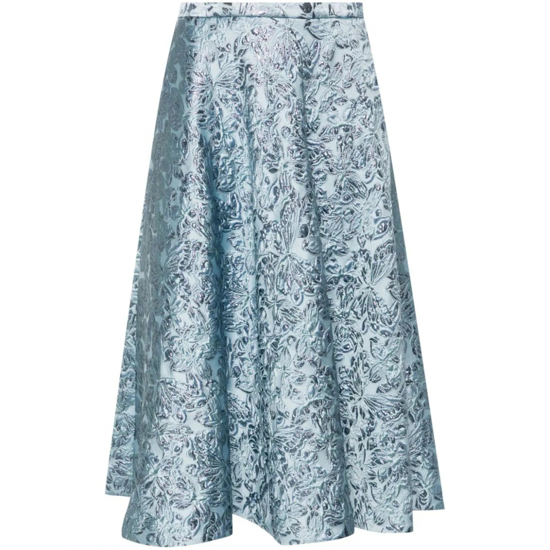 Women's 'Jacquard-Pattern' Midi Skirt