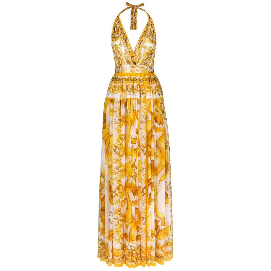 Robe maxi 'Majolica-Print' pour Femmes