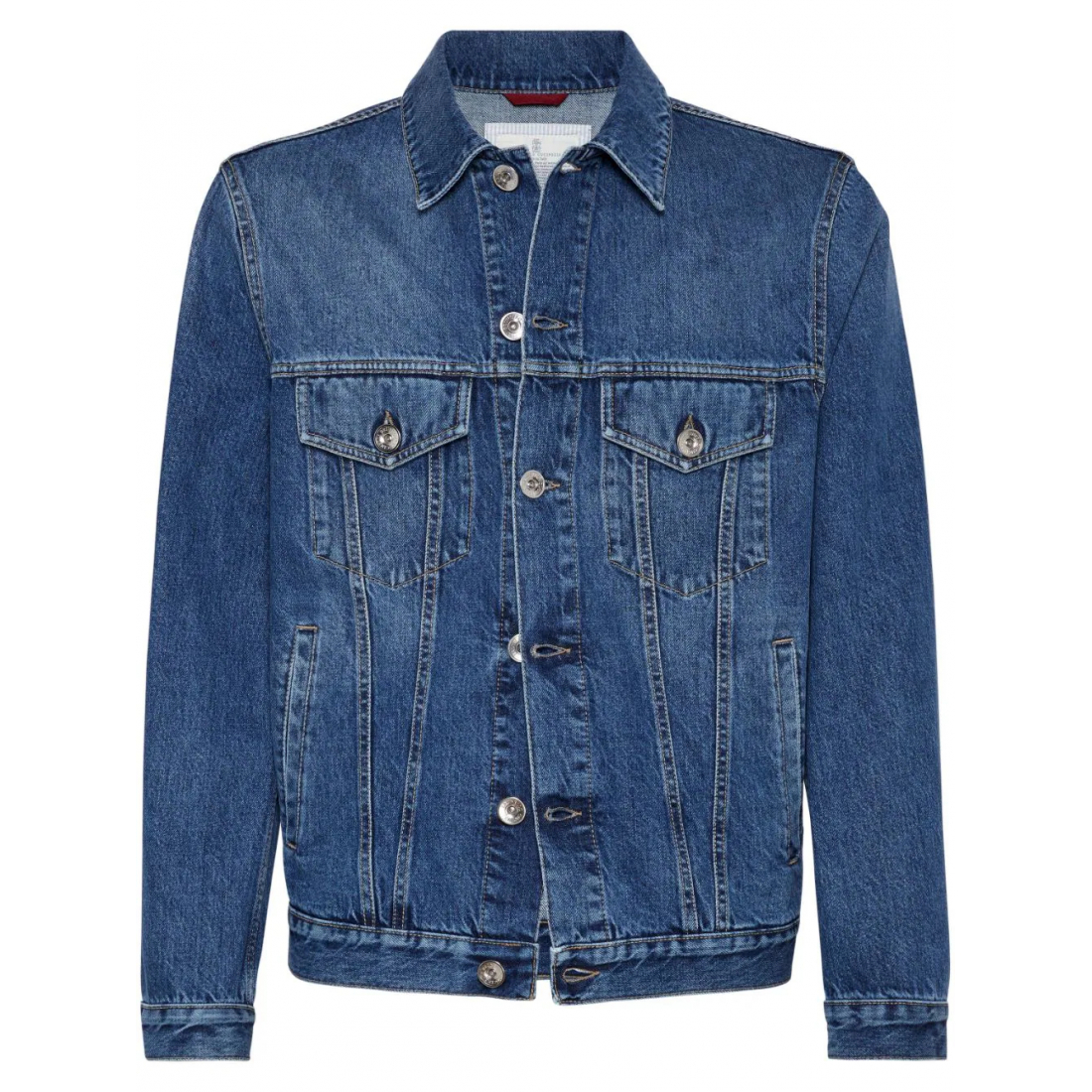 Men's 'Spread-Collar' Denim Jacket