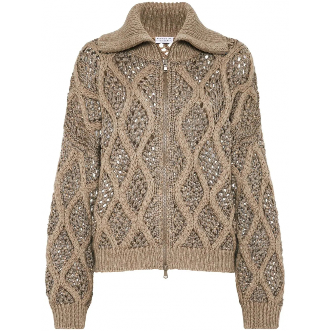 Women's 'Zipped Open' Cardigan