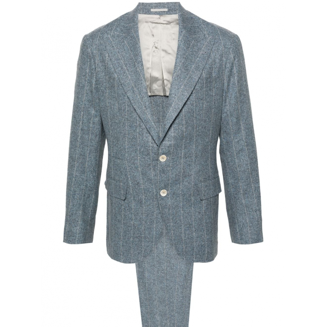 Men's 'Speckled-Effect Striped' Suit