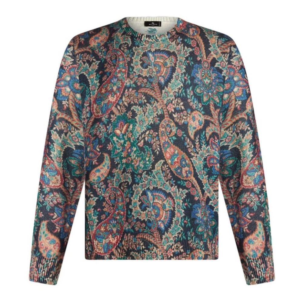 Pull 'Floral Intarsia' pour Hommes