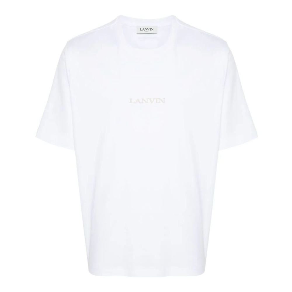 T-shirt 'Logo-Embroidered' pour Hommes