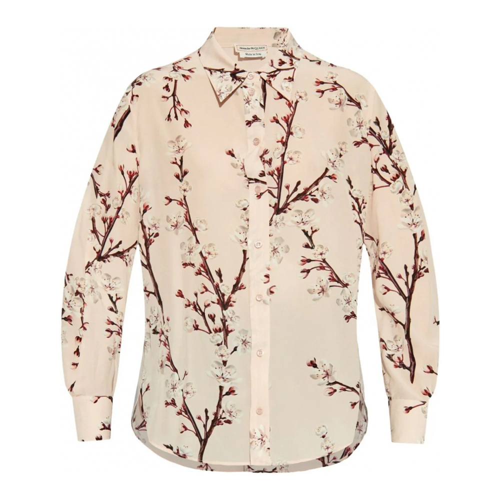 Chemise 'Floral-Print' pour Femmes