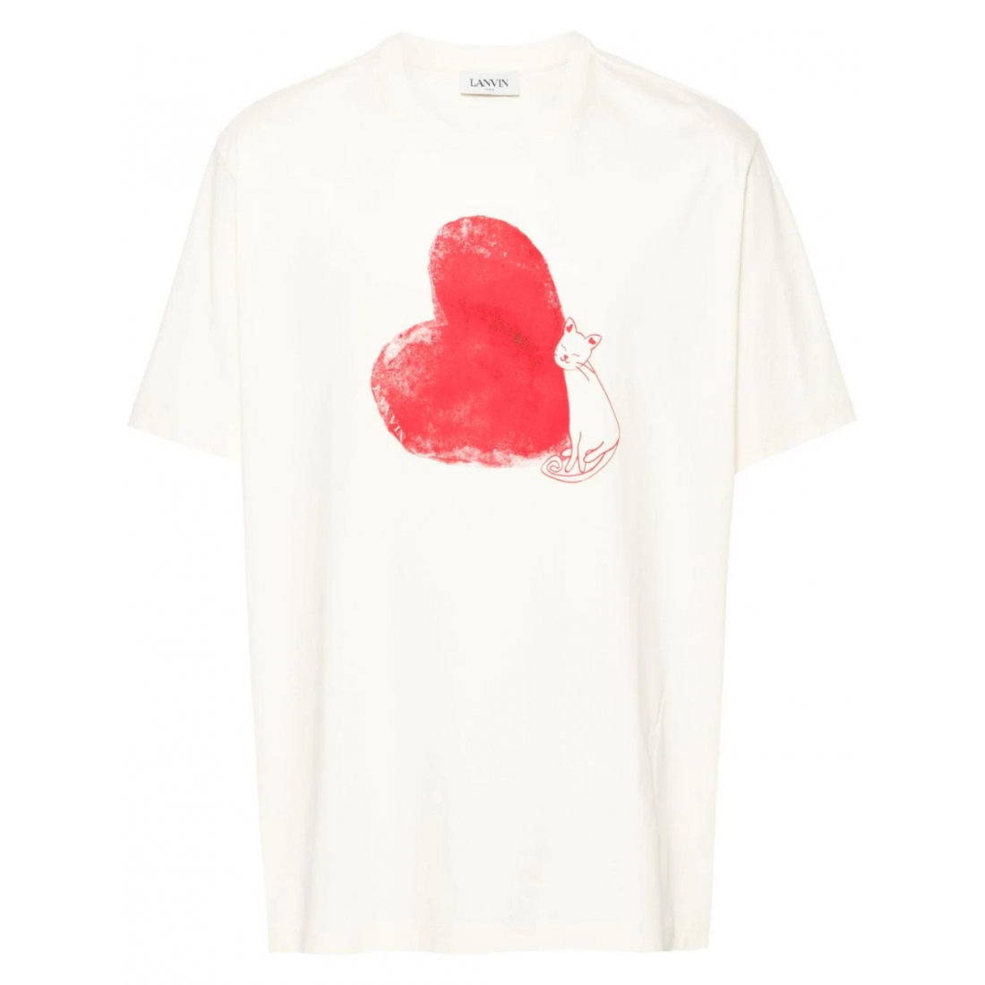 T-shirt 'Heart-Print' pour Femmes