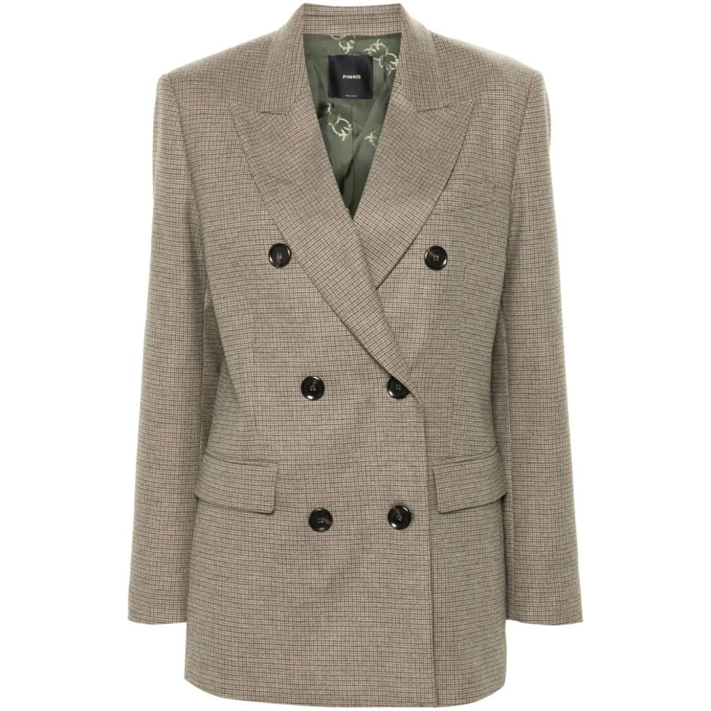 'Check-Pattern' Klassischer Blazer für Damen