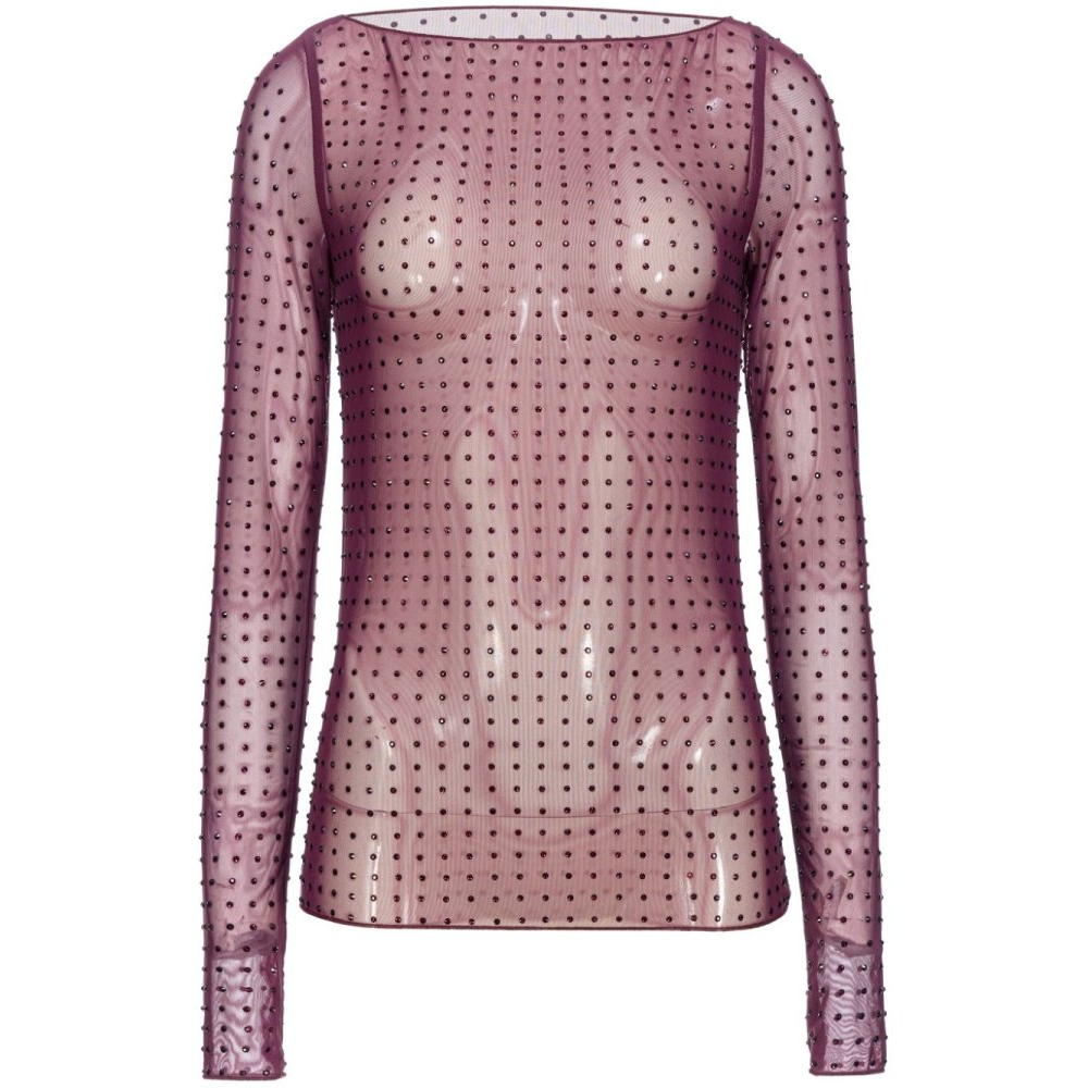 Blouse à manches longues 'Seamless Semi-Sheer' pour Femmes