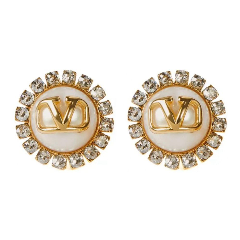 Women's 'VLogo Signature Crystal-Embellished' Earrings