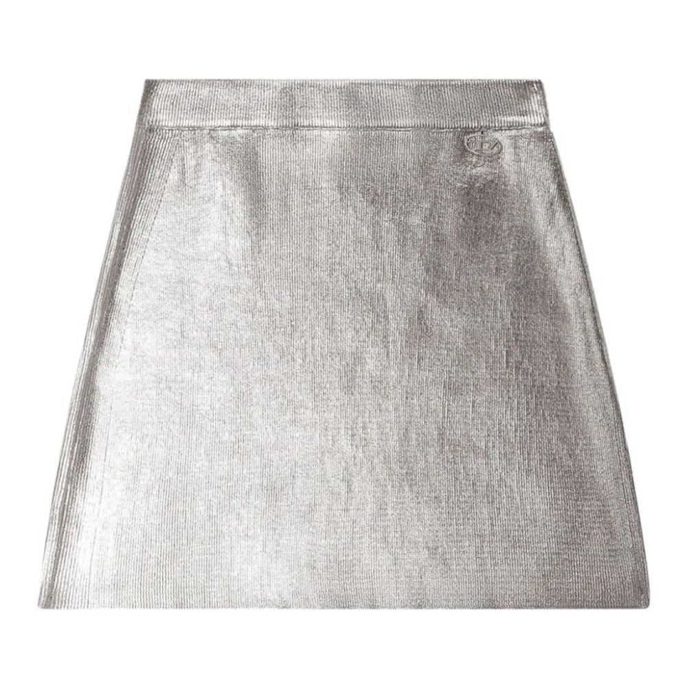 Women's 'M-Isi Metallic' Mini Skirt