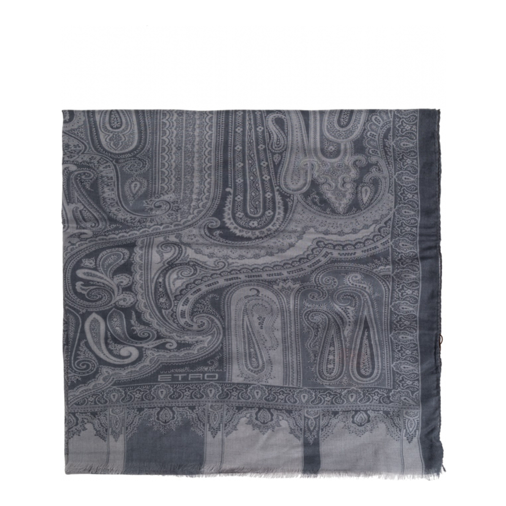 Men's 'Decorative Pattern' Wool Scarf