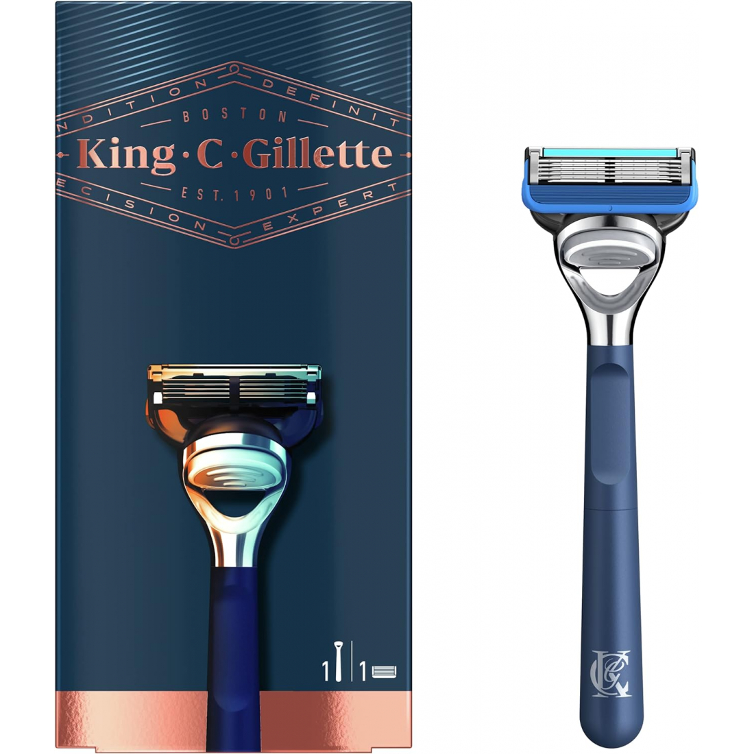 'King C Shave & Edging' Rasiermesser + Nachfüllpackung