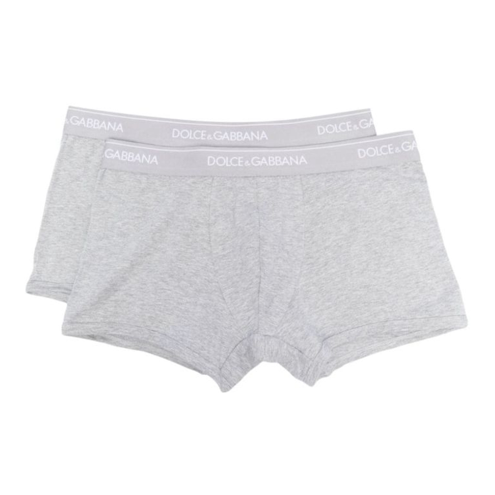 Men's 'Logo-Waist' Boxers - 2 Pieces