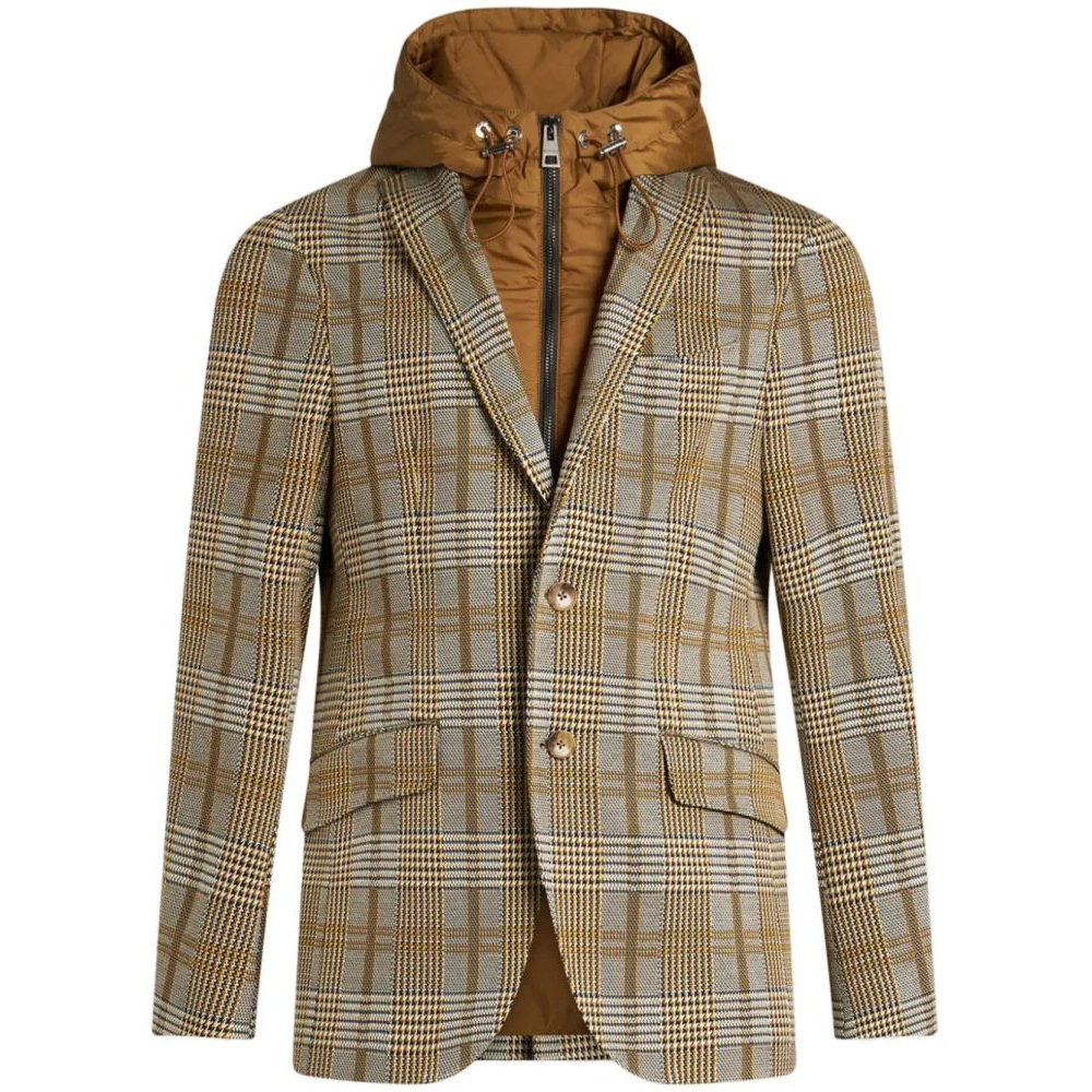 Men's 'Detachable-Hood' Blazer