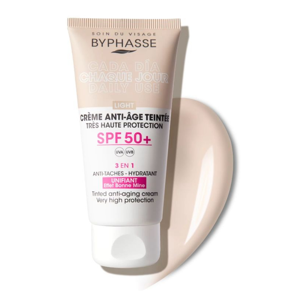 'Anti-Aging SPF50+ Tinted' Sonnenschutz für das Gesicht - Light 50 ml