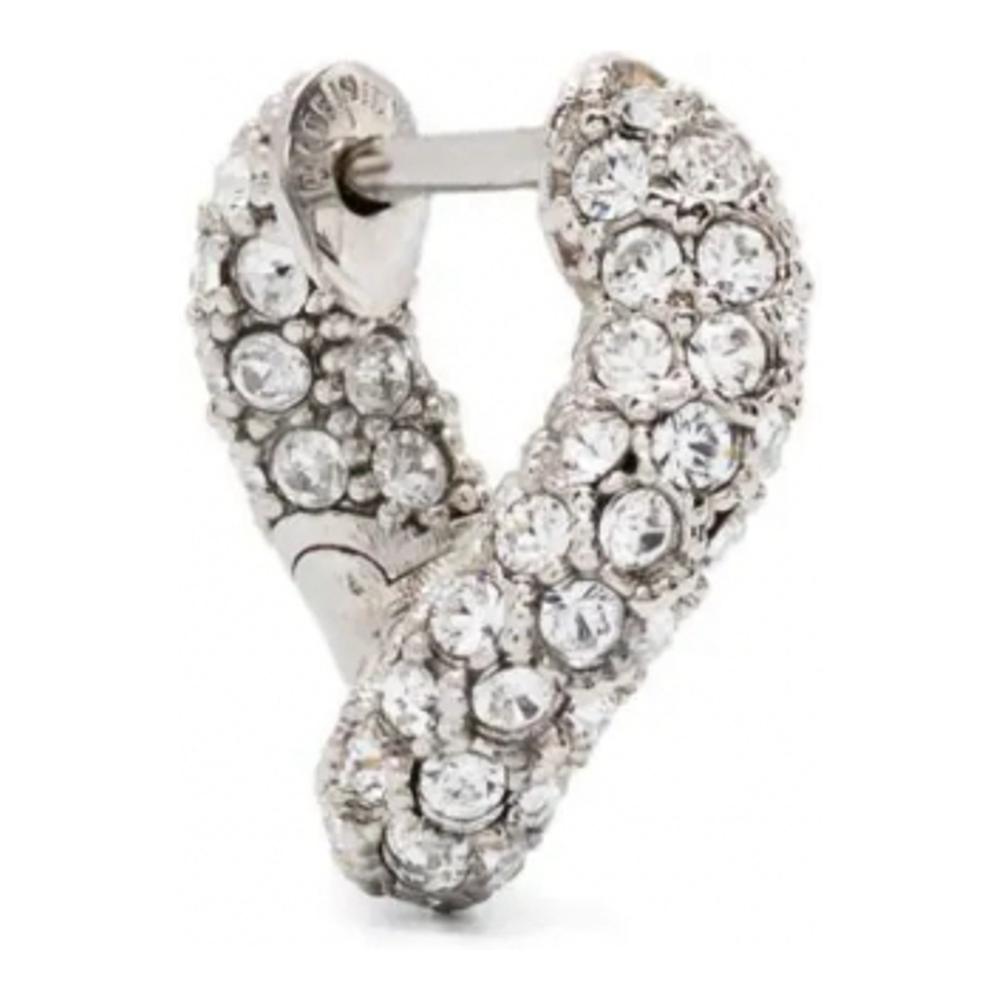 Women's 'Crystal-Embellished Asymmetric Hoop' Earrings