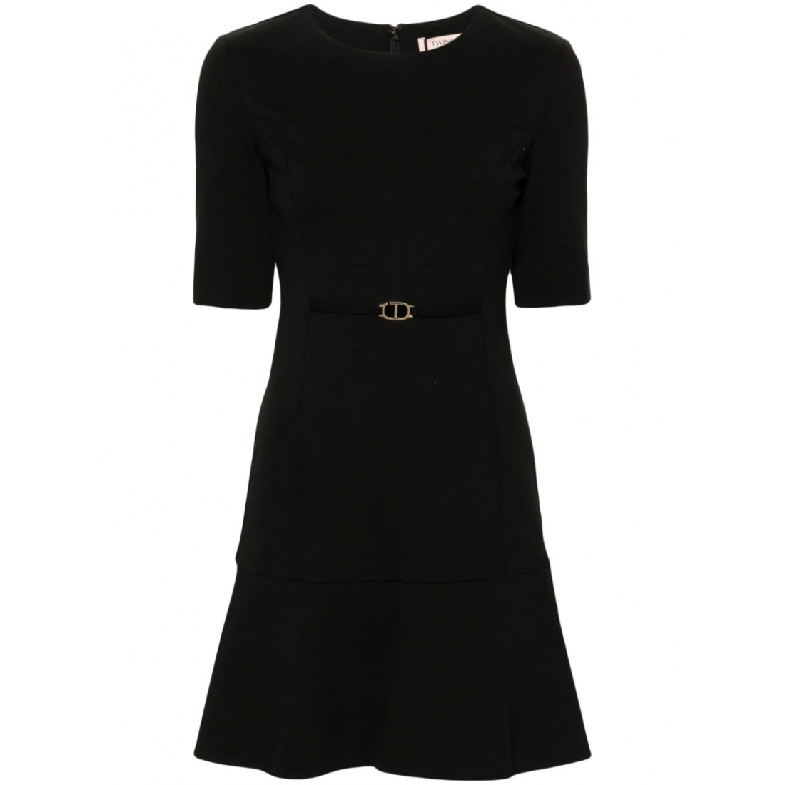 'Oval-T Waist Strap' Mini Kleid für Damen