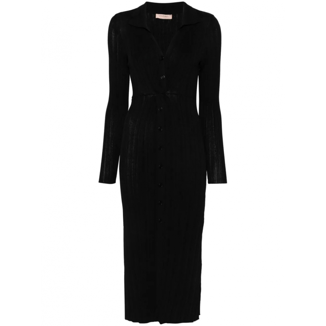 Robe maxi 'Ribbed-Knit' pour Femmes