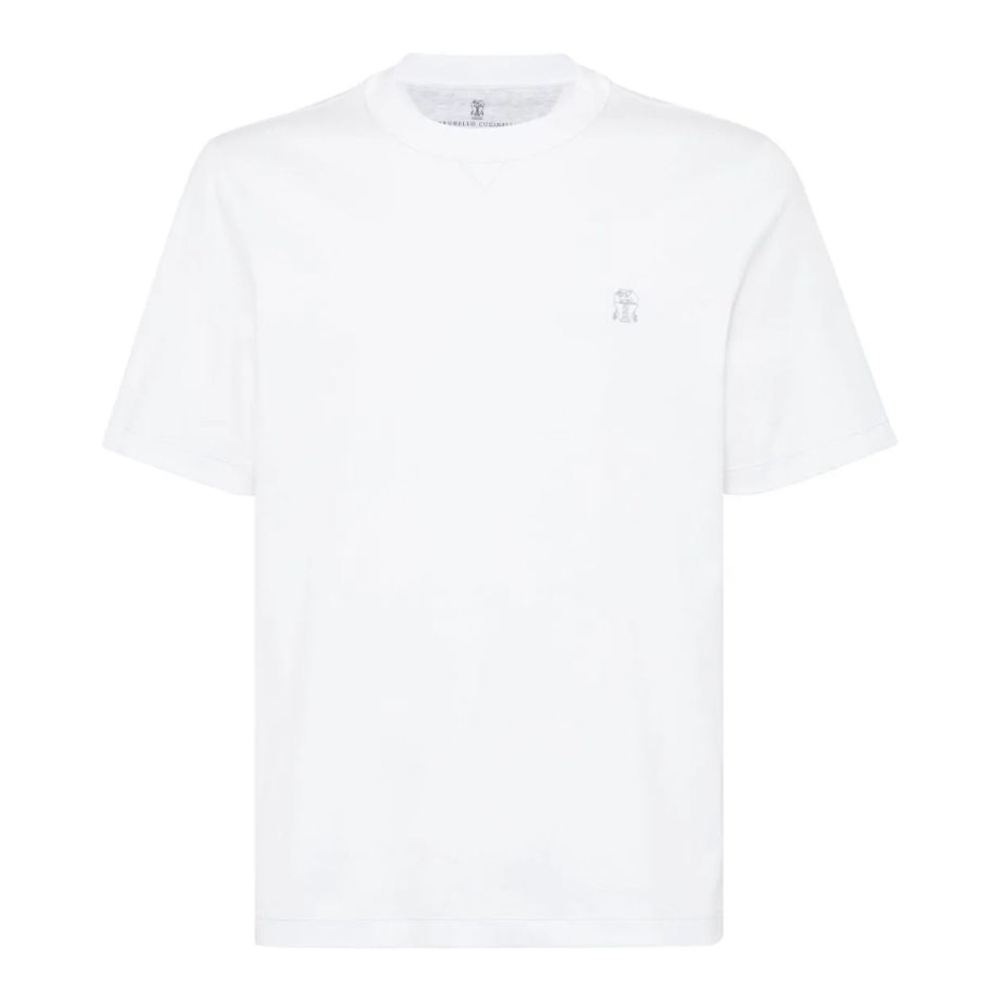 T-shirt 'Logo-Embroidered' pour Hommes