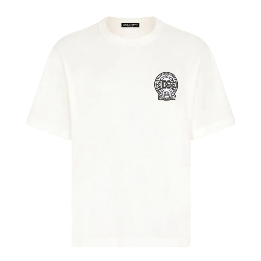 T-shirt 'DG Logo-Embroidered' pour Hommes