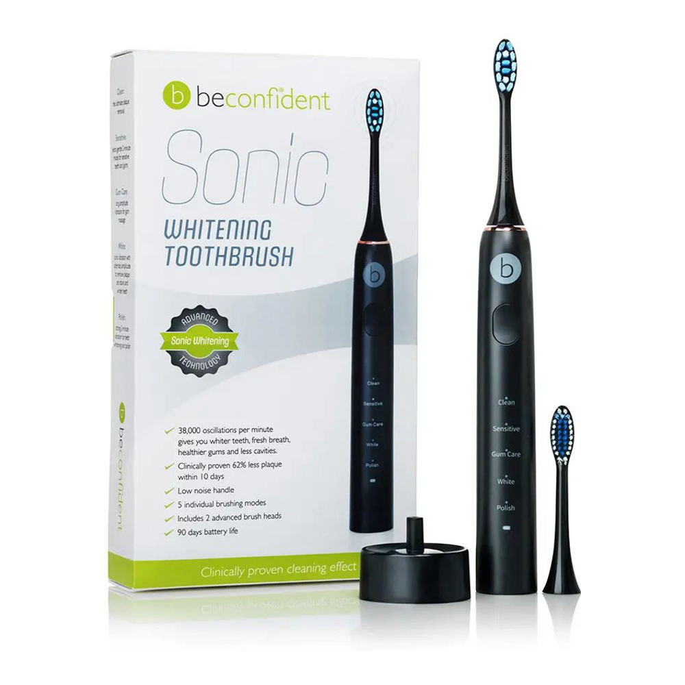 'Sonic Whitening' Electric Toothbrush - Black| Rose Gold