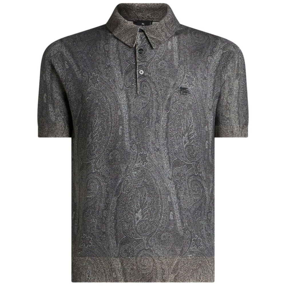 Men's 'Paisley-Print' Polo Shirt